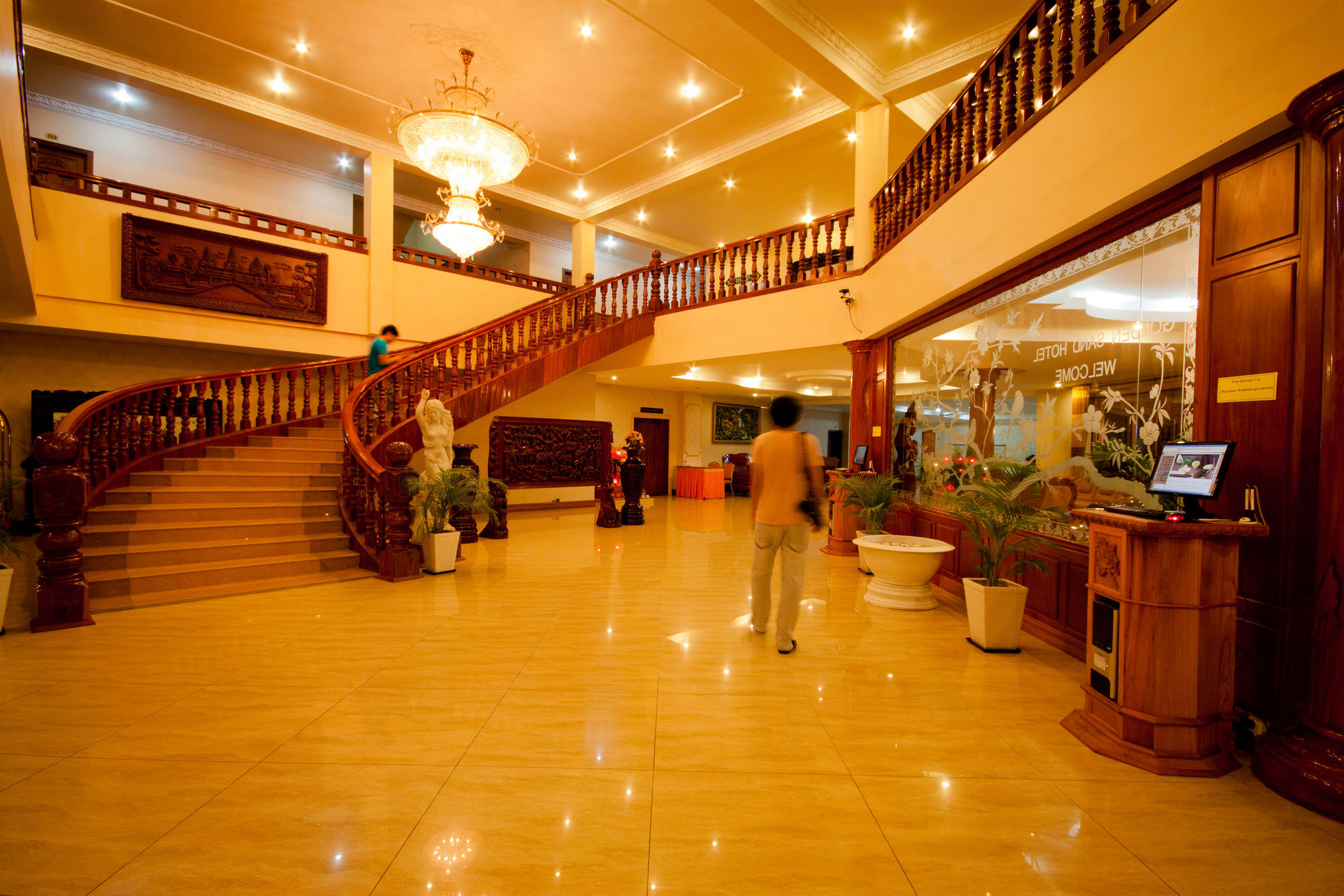 Golden Sand Hotel Sihanoukville Interno foto